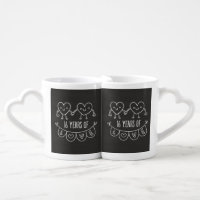 16th Anniversary Gift Chalk Hearts