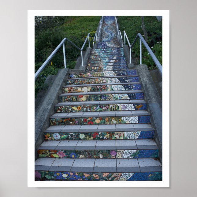16th Avenue Tiled Steps #2-2 Poster (Front)