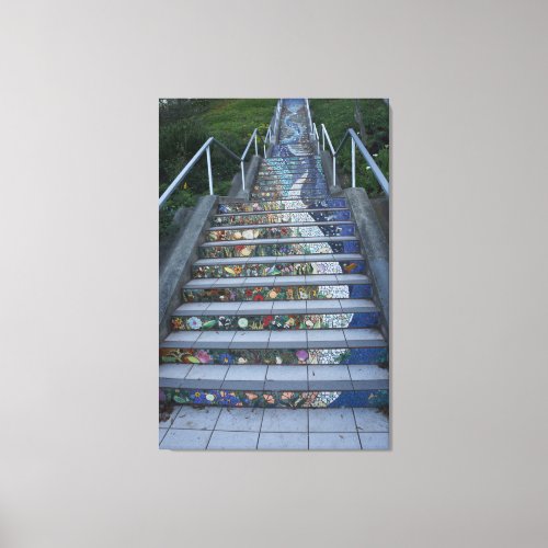 16th Avenue Tiled Steps 2 Canvas