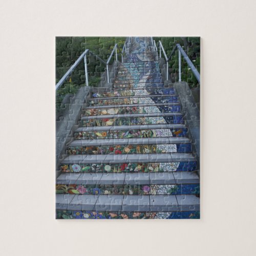 16th Avenue Tiled Steps 2 Jigsaw Puzzle