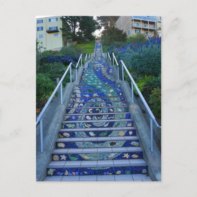 16th Avenue Tiled Steps #5 Postcard (Front)