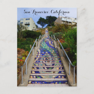 16th Avenue Tiled Steps #6-2 Postcard