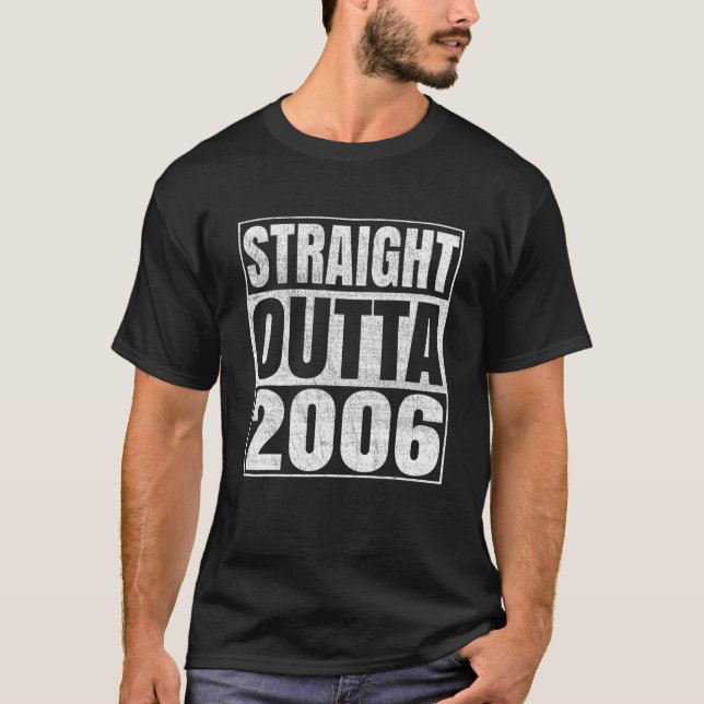 16Th Birthday 2006 16 Years Of Being Awesome Retro T-Shirt (Front)