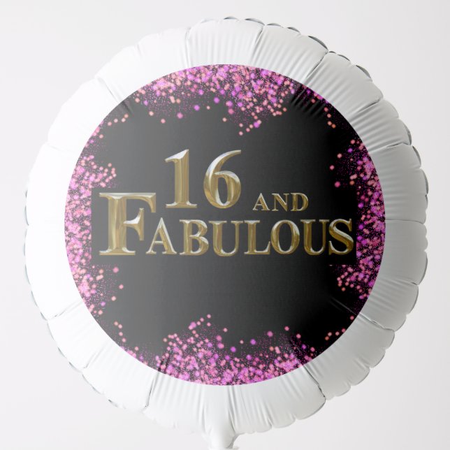 16th  Birthday  Balloon (Front)