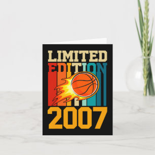 16th Birthday Basketball Limited Edition 2007 Fun  Card