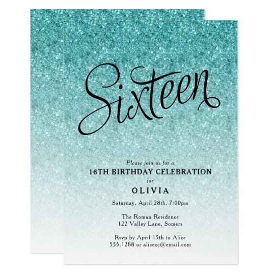 16Th Birthday Party Invitations 7