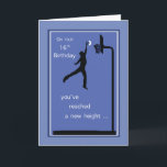 16th Birthday Boy Basketball Reaching High on Blue Card<br><div class="desc">When a boy turns 16,  he’s soaring even higher! He’s reaching new heights—both on and off the court. This bold blue card features a boy leaping for an epic slam dunk,  making it the perfect way to celebrate a 16th birthday with energy and excitement.</div>