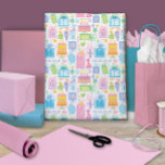 16th Birthday Bright Pastel Cake Presents Balloons Wrapping Paper Sheets<br><div class="desc">Sixteenth birthday bright pastel pink, blue, green, and orange party cake, presents and balloons. Each present has the number 16 on it to make the birthday girl feel special. The pattern is also sprinkled with other girly stuff like butterflies, flowers, xo's, and hearts. Perfect wrapping paper for a sweet 16...</div>