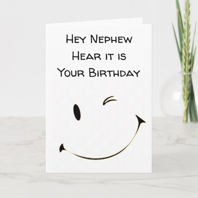 ***16TH  BIRTHDAY*** FOR A VERY ***NEPHEW*** CARD (Front)