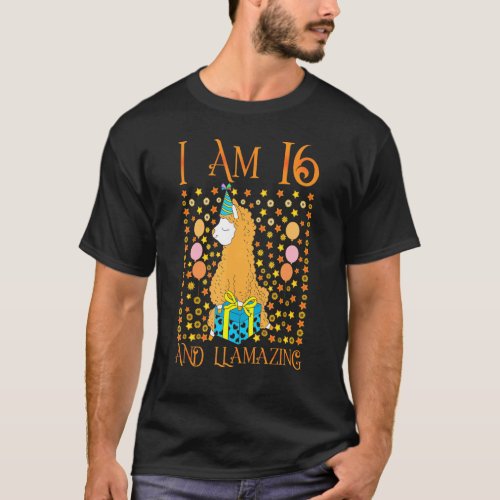 16th Birthday  for Girls Son Daughter Her 16 Years T_Shirt