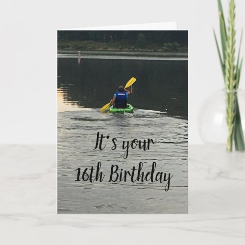 16th BIRTHDAY GET OUT_DO WHAT MAKES U HAPPY Card
