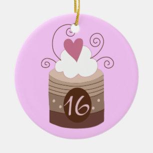 16th Birthday Gift Ideas For Her Ceramic Ornament