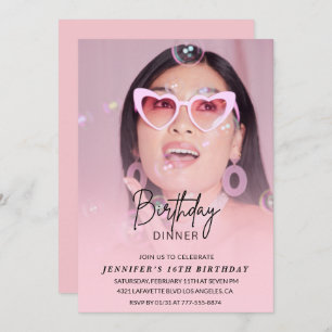 16th birthday invitations Birthday Dinner Photo