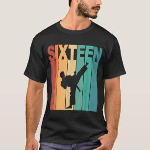 16th Birthday Karate Taekwondo Theme 16 Year Old T-Shirt