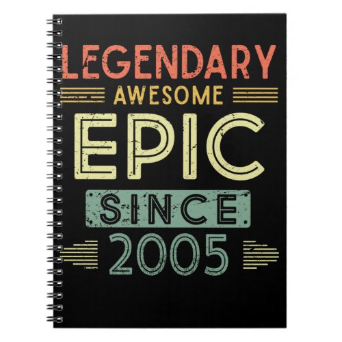 16th Birthday Legendary 2005 Notebook