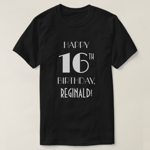 16th Birthday Party _ Art Deco Inspired Look Shirt