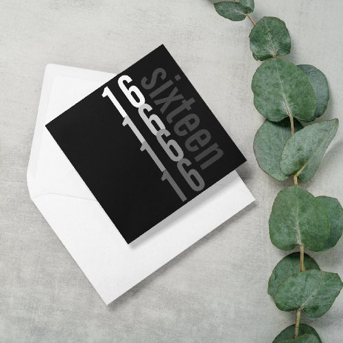 16th Birthday Party Invitations