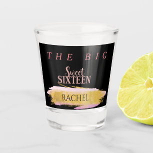 16th Birthday Personalized Shot Glass