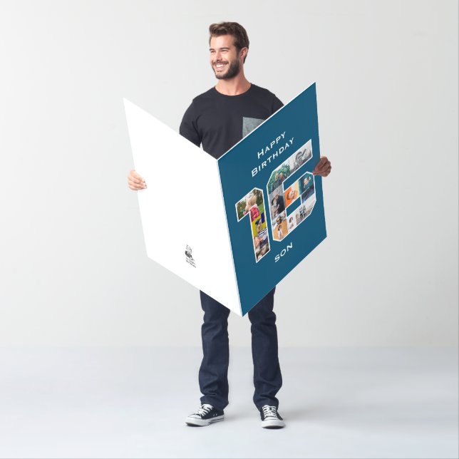 16th Birthday Photo Greeting Card (In Situ)