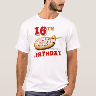 16th Birthday Pizza Party T-Shirt