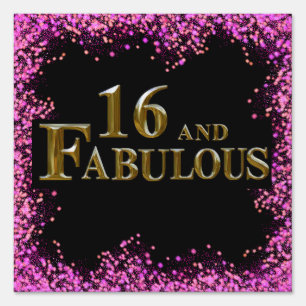 16th  Birthday  Sign