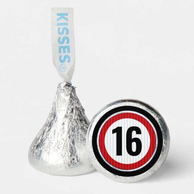 16th Birthday Speed Limit  Hershey®'s Kisses® (Front)