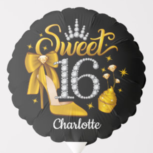 16th Birthday. Sweet 16 girl’s Balloon