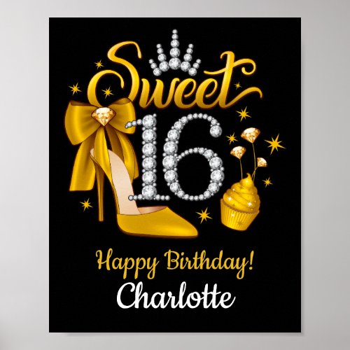 16th Birthday Sweet 16 girls Poster