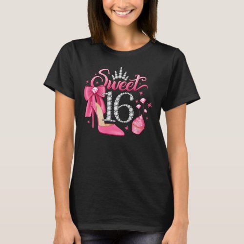 16th Birthday Sweet 16 girls T_Shirt