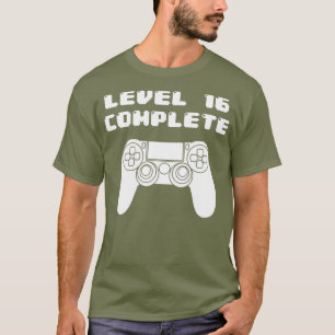 16th Birthday Sweet 16 Years Old Gaming Bday T-Shirt