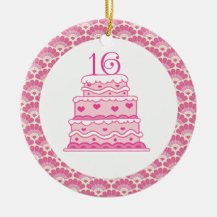 16th Birthday Sweet Keepsake Ornament Gift