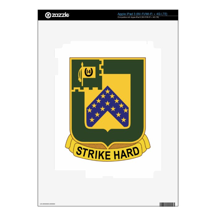 16th Cavalry Regiment iPad 3 Decals