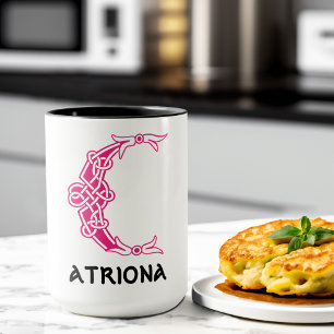 16th Century Celtic Knot Decorative Capital C Mug