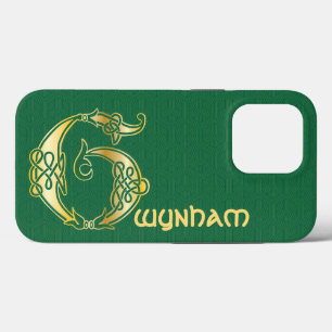 16th Century Celtic Knot Decorative Capital G iPhone 13 Pro Case