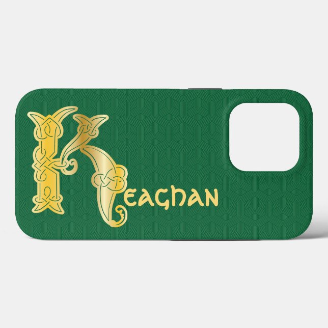 16th Century Celtic Knot Decorative Capital K Case-Mate iPhone Case (Back (Horizontal))