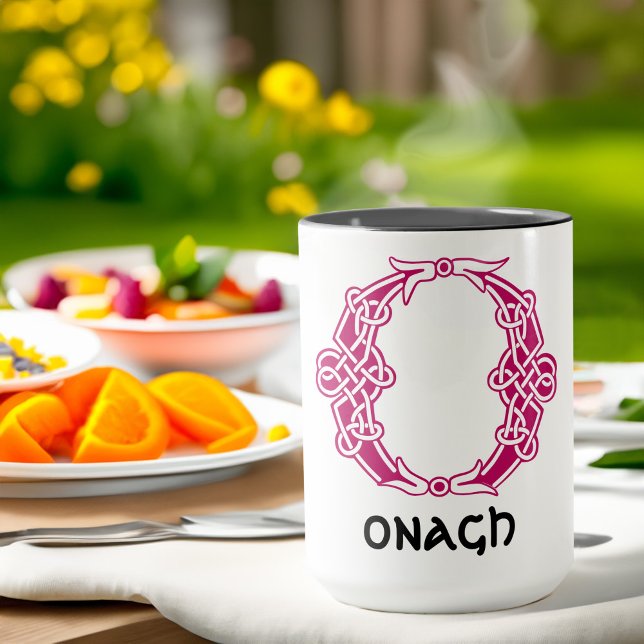 16th Century Celtic Knot Decorative Capital O Mug (Creator Uploaded)