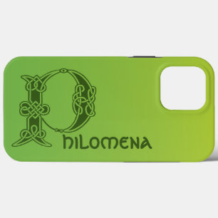 16th Century Celtic Knot Decorative Capital P iPhone 13 Pro Max Case