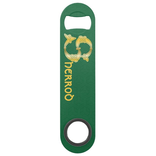 16th Century Celtic Knot Decorative Capital S Bar Key (Front)