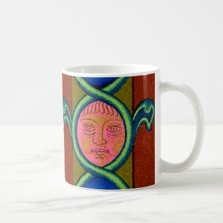 16th century found face coffee mug