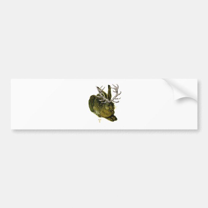 16th century Jackalope Bumper Stickers