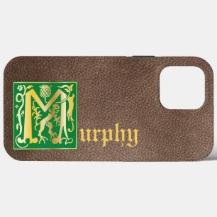 16th Century Mythic Creatures Decorative Capital M iPhone 13 Pro Max Case