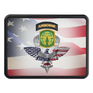16th Military Police Brigade Airborne Eagle Hitch Cover