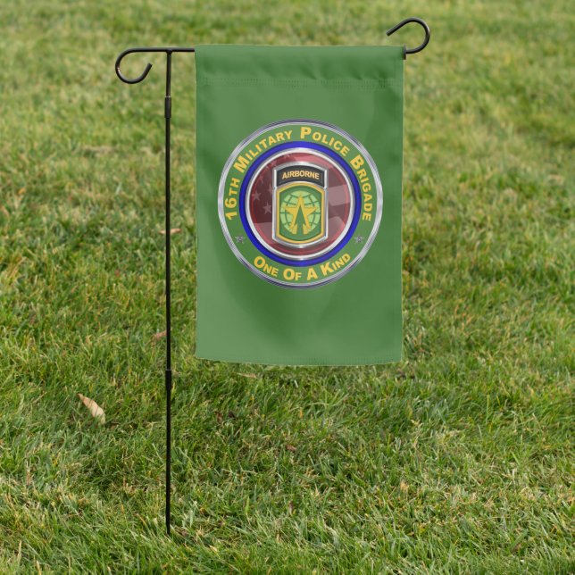 16th Military Police Brigade (AIRBORNE) Garden Flag (In SItu)