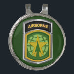 16th Military Police Brigade Airborne  Golf Hat Clip<br><div class="desc">Display your pride for the 16th Military Brigade -AIRBORNE – “One of a Kind”! Very unique design gift for anyone looking for that one of a kind special gift. This uniquely designed Custom Designed Golf Ball makes a wonderful gift for your Favorite Airborne Military Police Soldier! The 16th Military Brigade...</div>