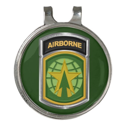 16th Military Police Brigade Airborne  Golf Hat Clip