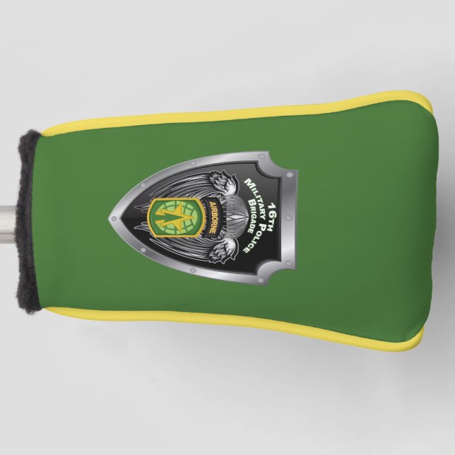 16th Military Police Brigade-Airborne Shield Golf Head Cover (Front)