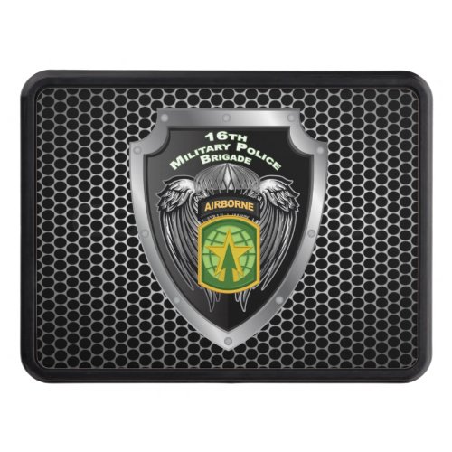 16th Military Police Brigade Airborne Shield  Hitch Cover