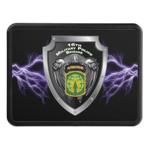 16th Military Police Brigade Airborne Shield Hitch Cover