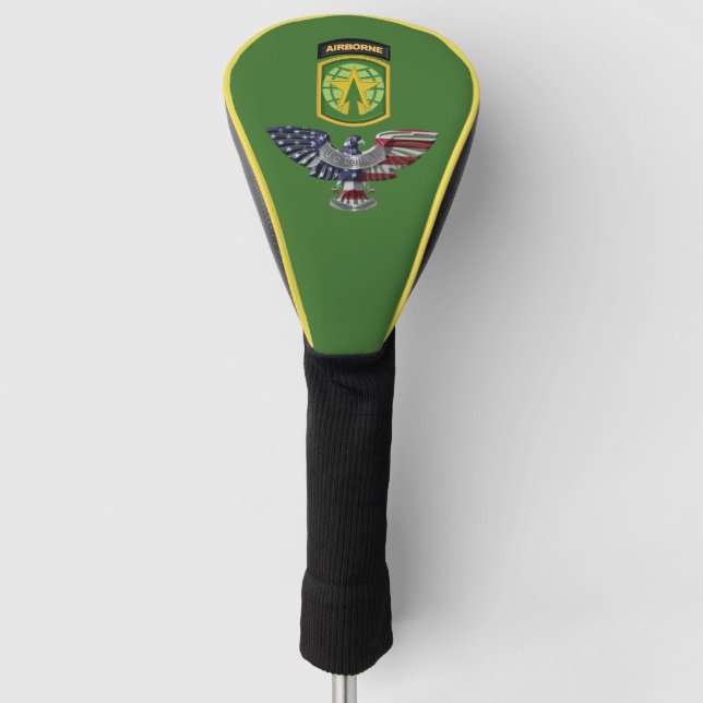 16th Military Police Brigade-Airborne Veteran Golf Head Cover (Front)