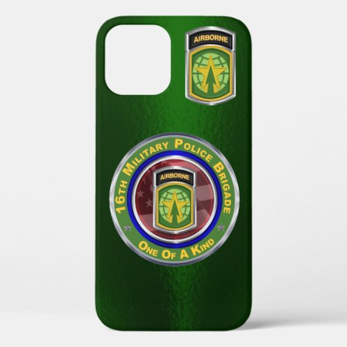 16th Military Police Brigade  Customized iPhone 12 Case